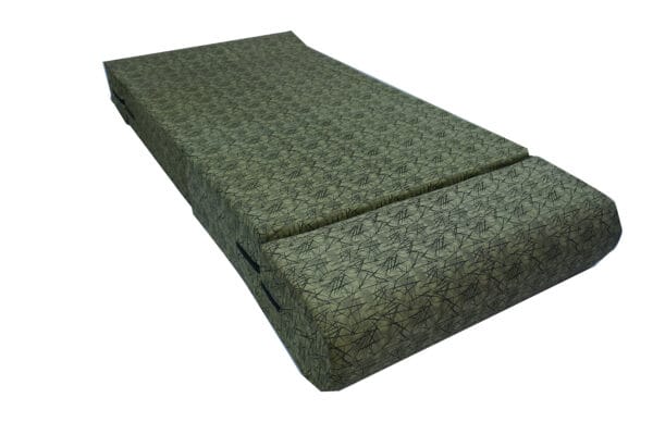 Sofa Cum Bed - Premium Foam - Green Metallic Fabric – Foldable, Space-Saving, and Comfortable