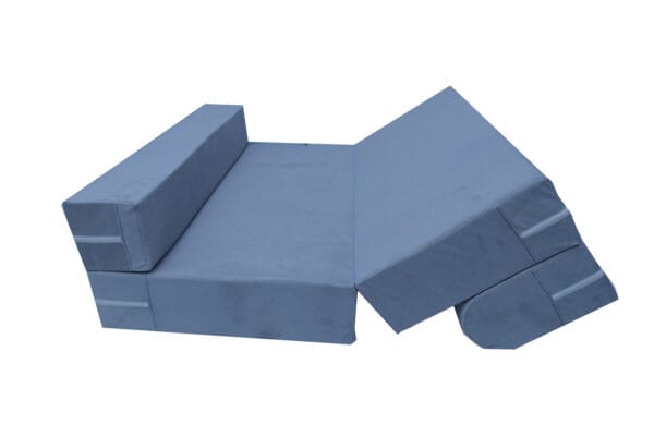 Premium Foam Sofa Cum Bed - Grey Cauterise Fabric – Foldable, Space-Saving, and Comfortable